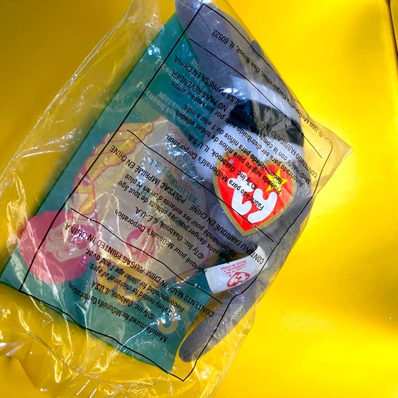 Ty BEANIE BABIES VTG 1999 NWT MCDONALDS HAPPY MEAL TOY #2 ANTSY ANTEATER SEALED - Picture 3 of 6